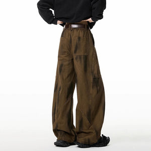 Contrast Color Y2K Jeans