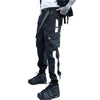 Pantalones Cyberpunk en contraste Techwear
