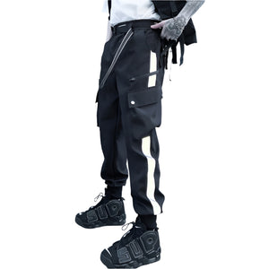 Contrast Cyberpunk Pants Techwear