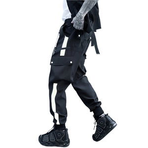 Contrast Cyberpunk Pants Techwear