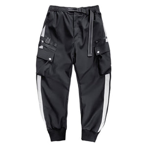 Contrast Cyberpunk Pants Techwear