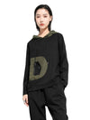 Contrast Pocket Women Hoodie