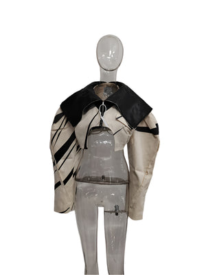 Contrasting Short Women Jacket Spring