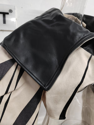 Contrasting Short Women Jacket Spring