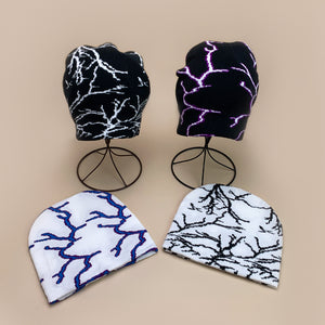Cool Lightning Beanie Y2K