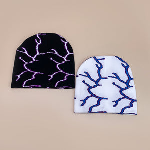 Cool Lightning Beanie Y2K