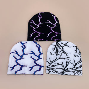 Cool Lightning Beanie Y2K