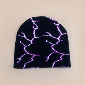 Cool Lightning Beanie Y2K