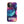Cosmic iPhone Cases for iPhone 11 Pro, back view of the teal planet in a pink and purple galaxy print