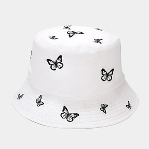 Cotton Butterfly Bucket Hat