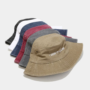 Cotton Embroidery Bucket Hats