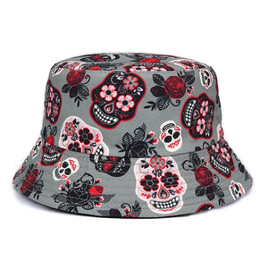 Cotton Skull Bucket Hat