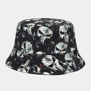 Cotton Skull Bucket Hat