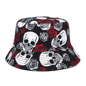 Cotton Skull Bucket Hat