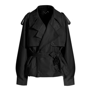 Cotton Trench Jacket Women Spring