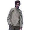 Cotton Turtleneck Cyberpunk Sweatshirt