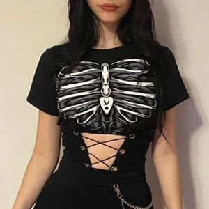 Crew Neck Sleeveless Crop Top