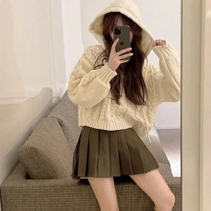 Crop Pullover Hoodie