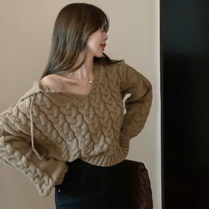 Crop Pullover Hoodie