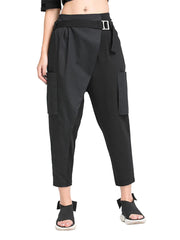 Pantalones cargo capri para mujer