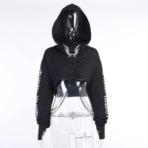 Cropped Designer Hoodie