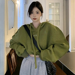 Cropped Oversized Hoodie