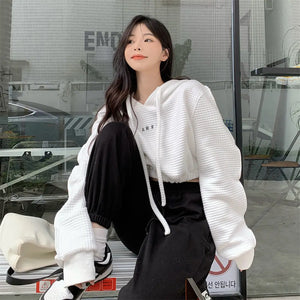 Cropped Oversized Hoodie