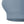 Close-up of the elastic under-band, a wide flat hem finishing the gray blue knit