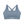 Gray blue colourway laid flat from the front, wide straps and a smooth scoop neckline
