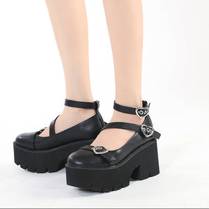 Cross Bandage Women Shoes Y2K