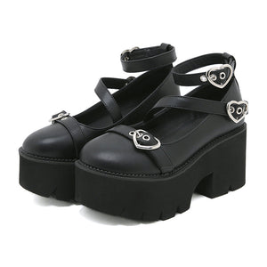 Cross Bandage Women Shoes Y2K