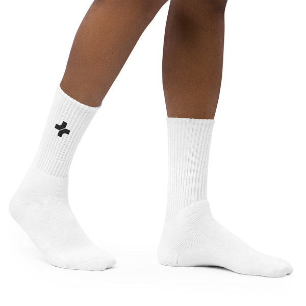 Cross White Socks