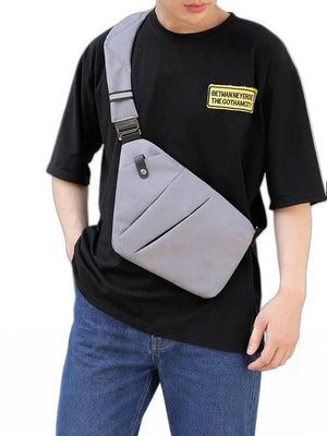 Crossbody Mens Sling Bag - product view on white background