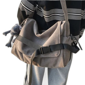 Crossbody messenger Sling Bag - product view on white background