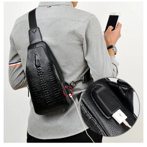 Crossbody PU Leather Sling Bag