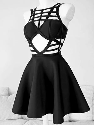 Cut Out A Line Dress