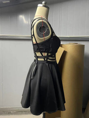 Cut Out A Line Dress