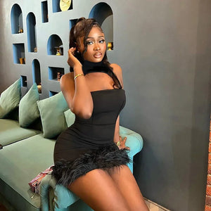 Cut Out Backless Dress