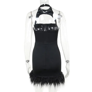 Cut Out Backless Dress