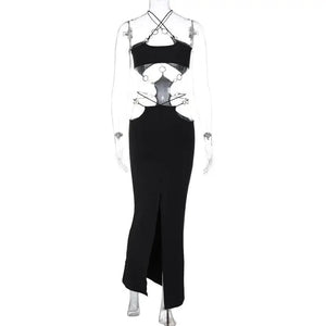 Cut Out Bodycon Maxi Dress