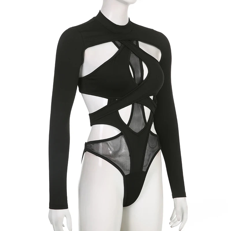 Cut Out Bodysuit Black | CYBER TECHWEAR® – Cyber Techwear Cut Out Bodysuit Black | CYBER TECHWEAR® – Cyber Techwear