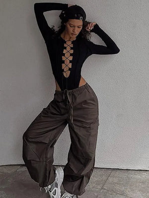 Cut Out Bodysuit Outfit