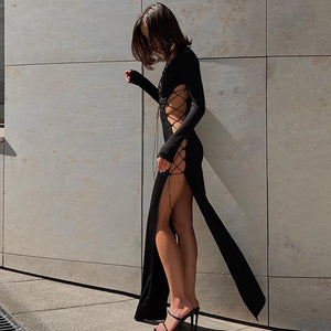 Cut Out Dress Maxi