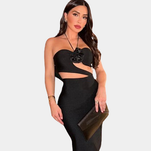 Cut Out Dress Midi