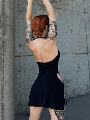 Cut Out Dress Womens