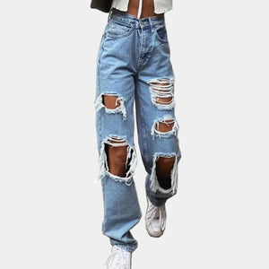 Cut Out Flared Pants