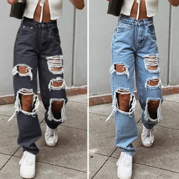 Cut Out Flared Pants