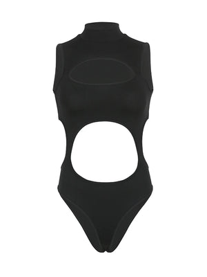 Cut Out Front Bodysuit