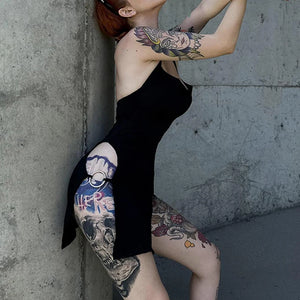 Cut Out Halter Dress