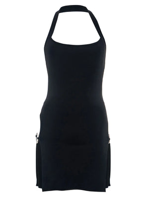 Cut Out Halter Dress